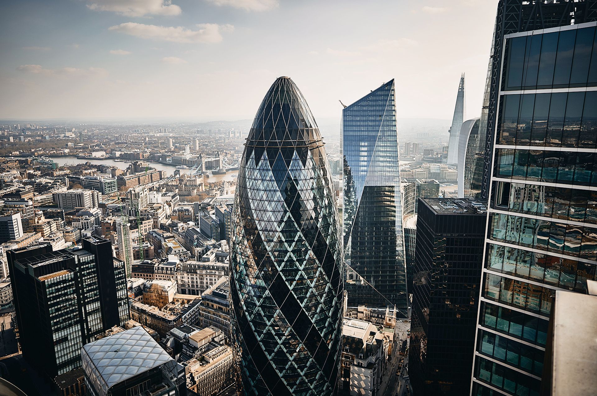 SUSHISAMBA Heron Tower in the City of London with stunning view of the skyline