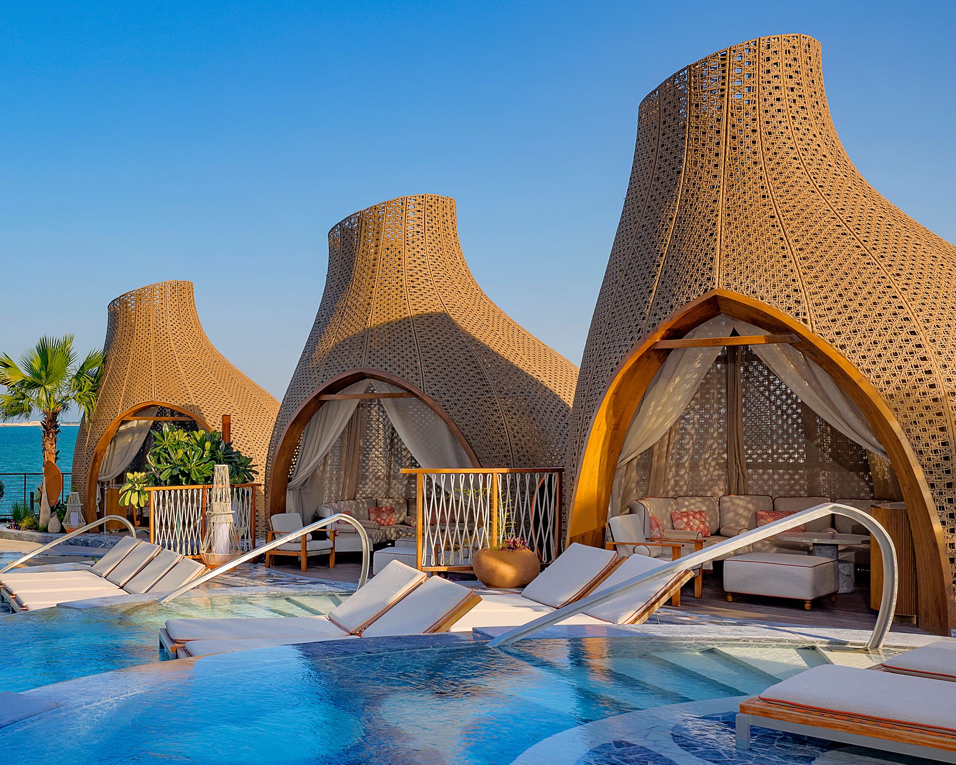SUSHISAMBA DOHA BEACH CLUB cabanas