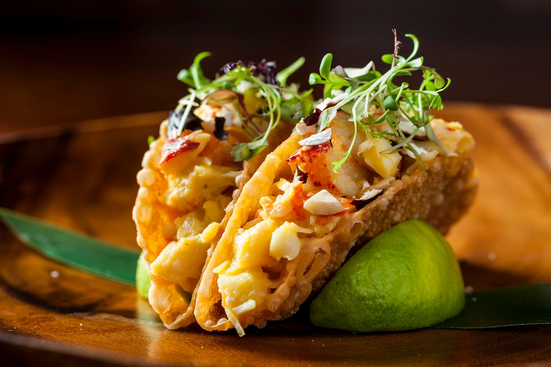 SUSHISAMBA Lobster Taquitos