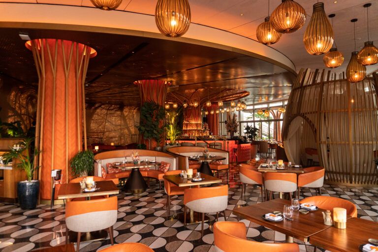SUSHISAMBA DOHA DINING ROOM INTERIOR