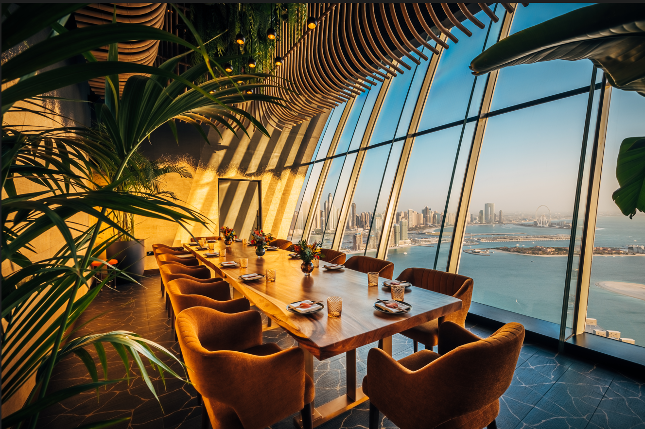 SUSHISAMBA DUBAI Private Dining Room with the view of the coastline