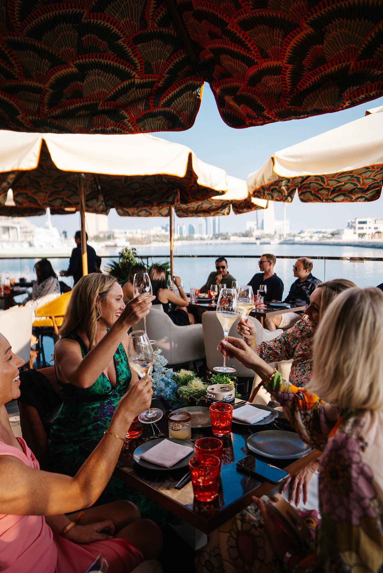 SUSHISAMBA ABU DHABI Rio Brunch guests celebrating