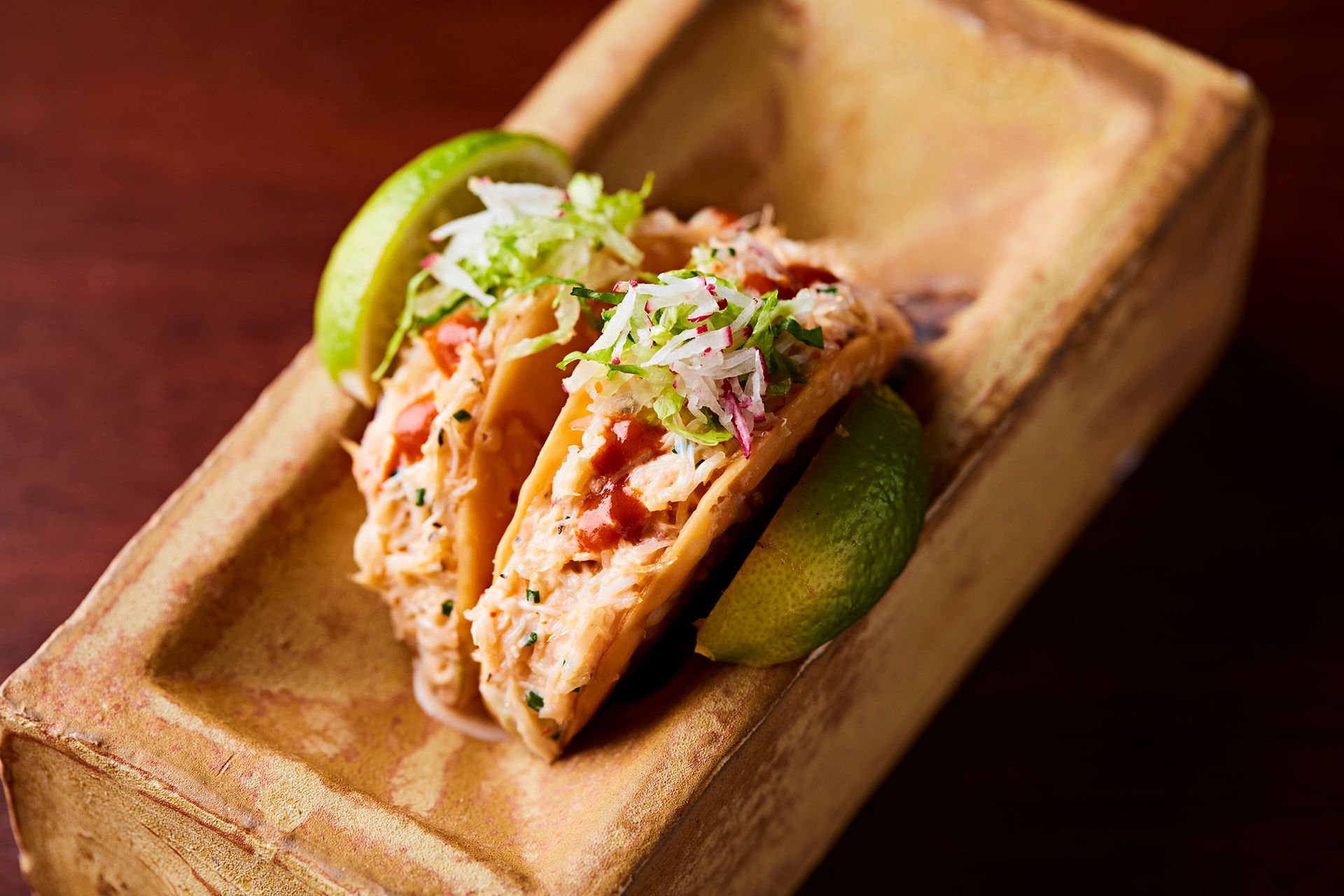 SUSHISAMBA crab taquitos