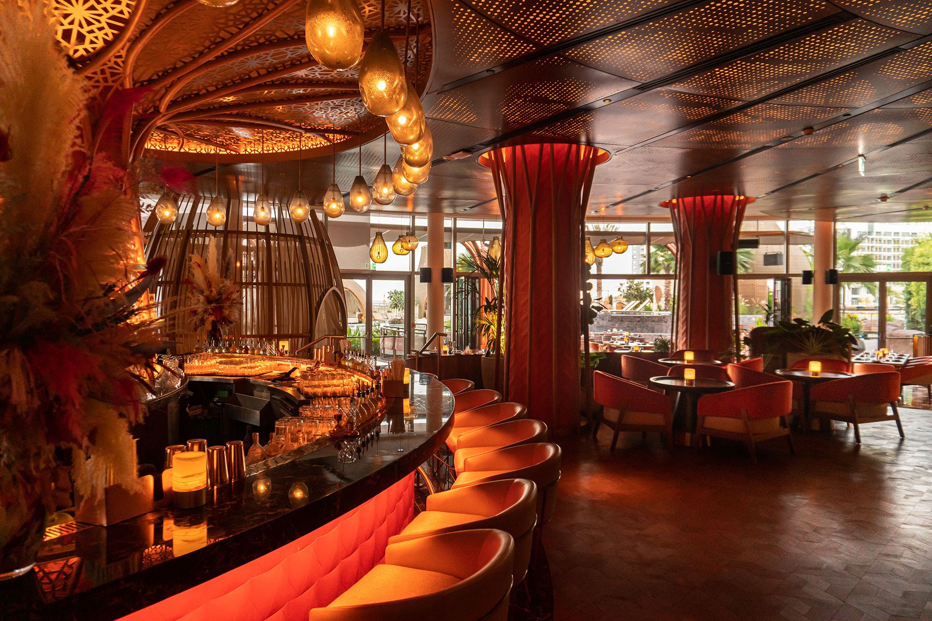 SUSHISAMBA Doha restaurant and bar view from the entrance