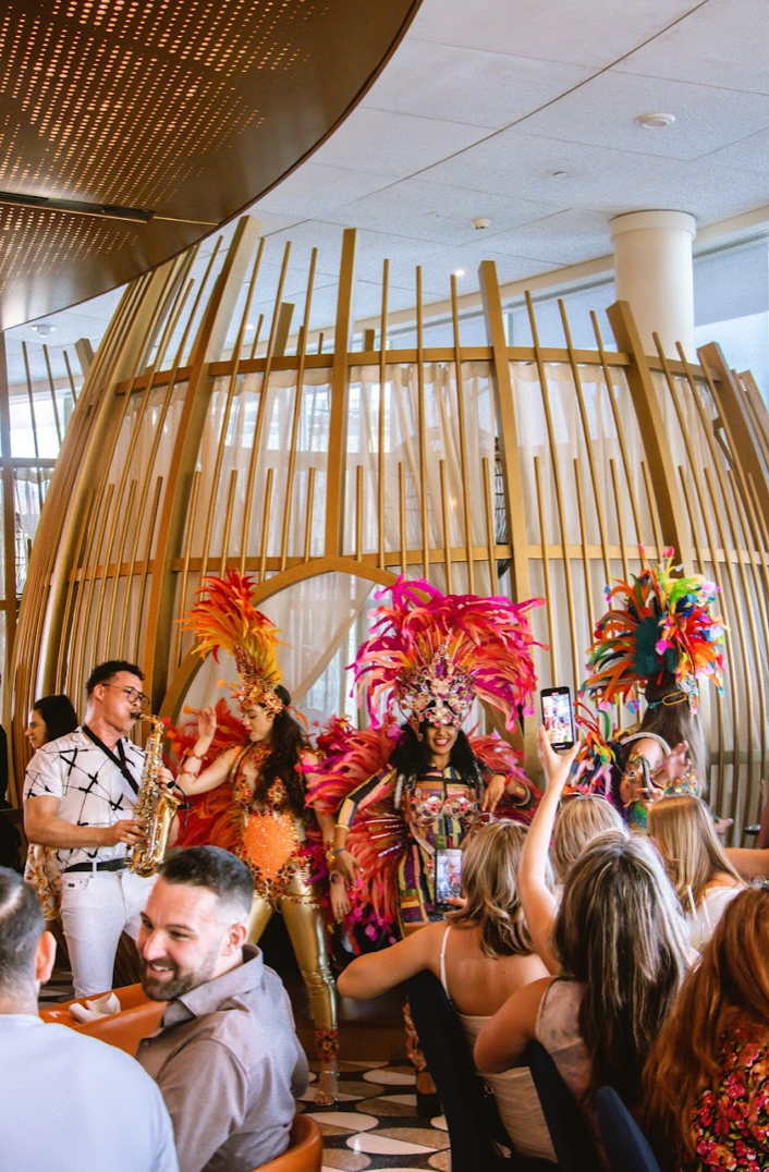 SUSHISAMBA Doha Brunch dancers