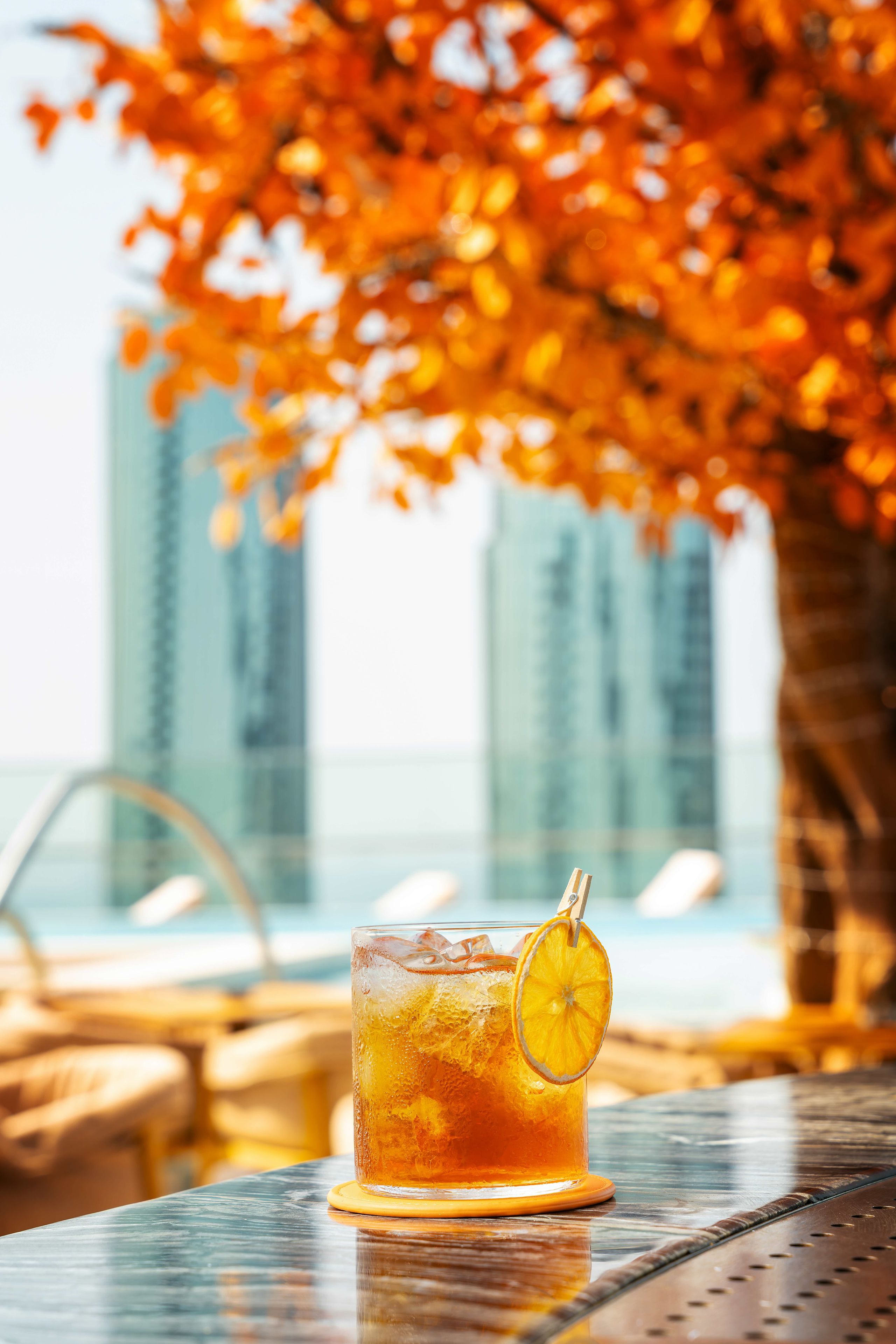 SUSHISAMBA BAHRAIN COCKTAIL at the outdoor bar