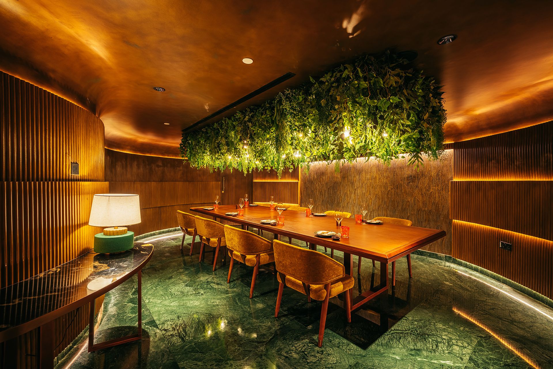 SUSHISAMBA ABU DHABI Private Dining Room at night
