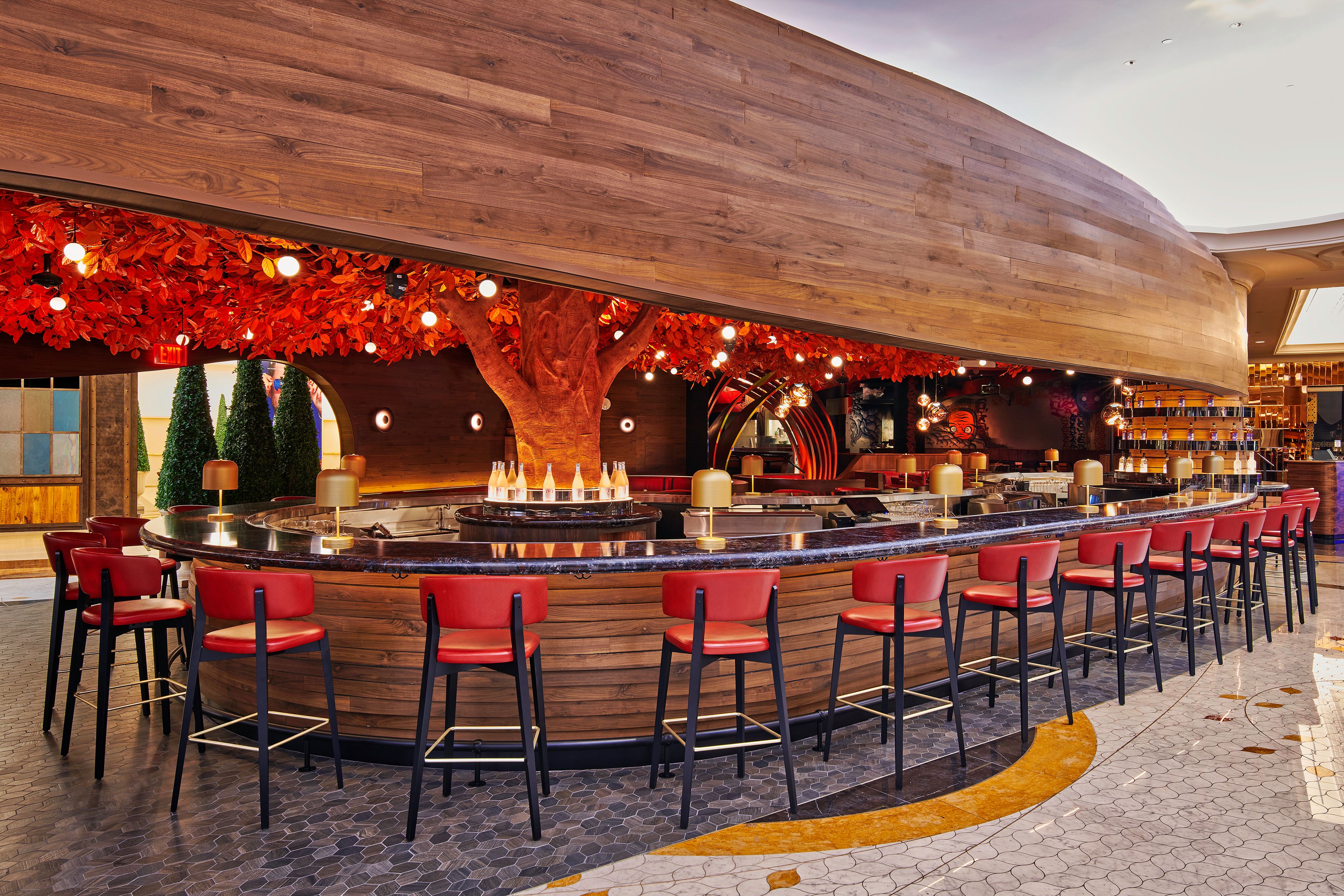 SUSHISAMBA Las Vegas TREE BAR exterior