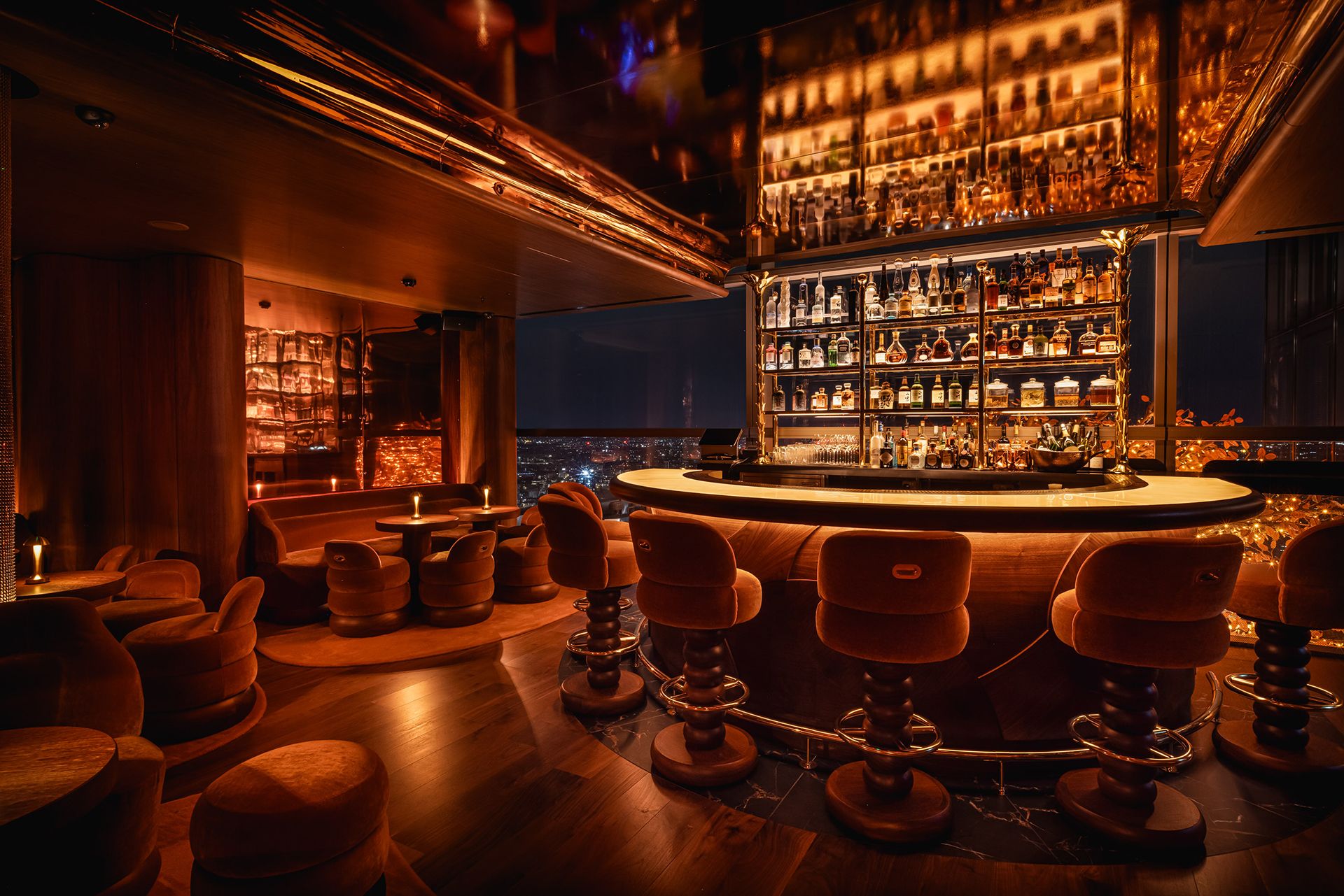 SAMBA ROOM London bar at SUSHISAMBA Heron Tower
