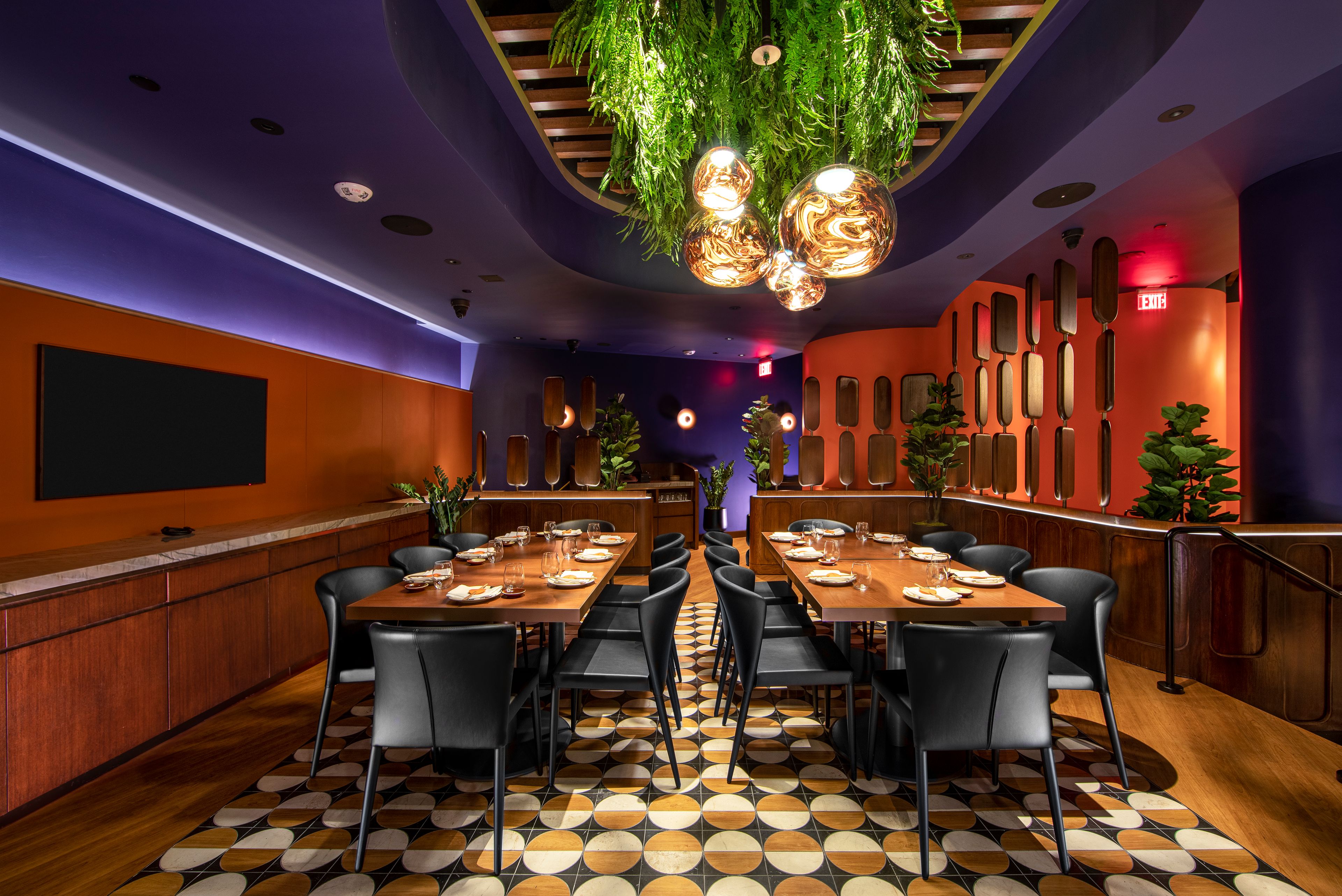 SUSHISAMBA LAS VEGAS BAHIA SUITE SAMBA ROOM semi-private area