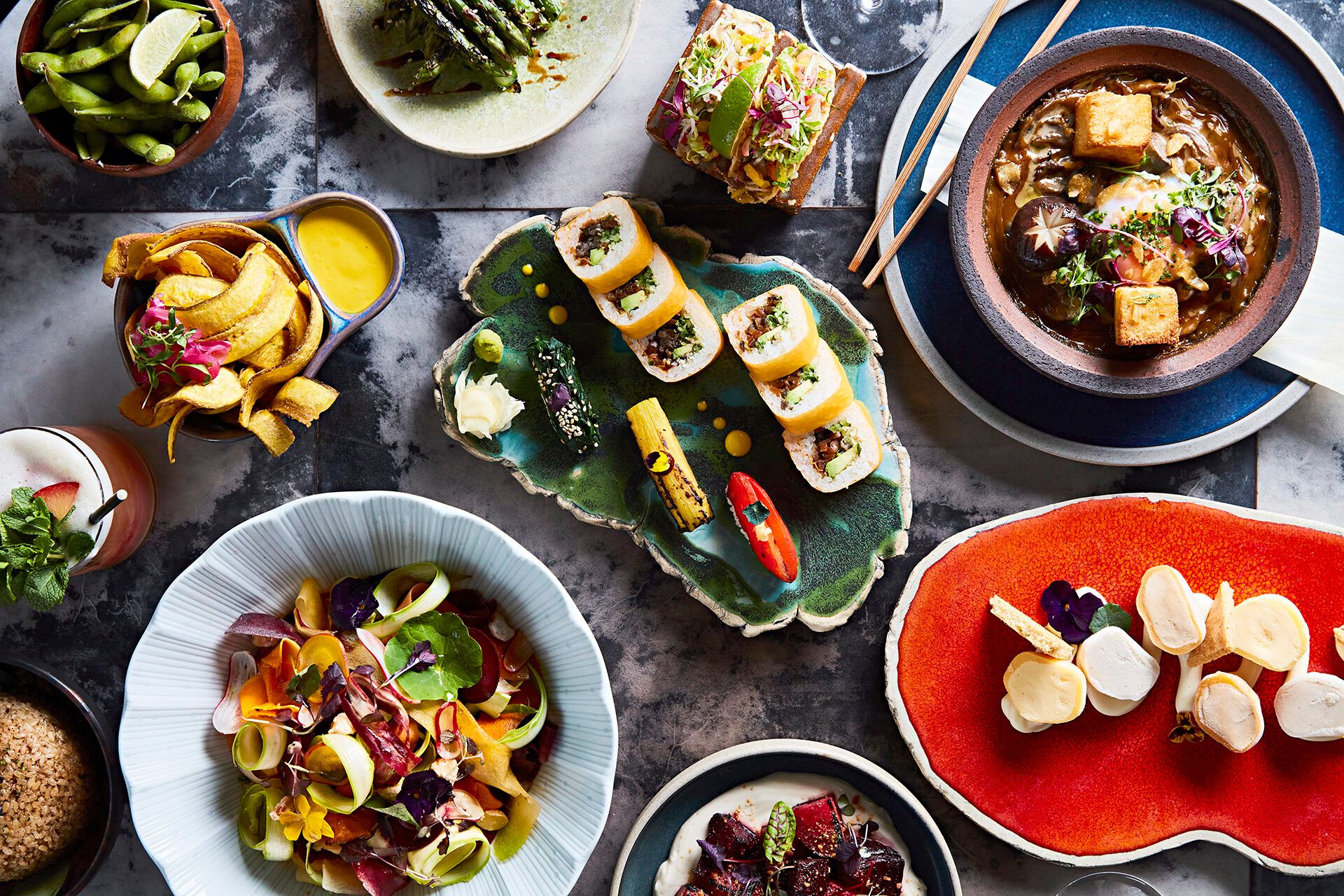 SUSHISAMBA taste of samba menu assortment