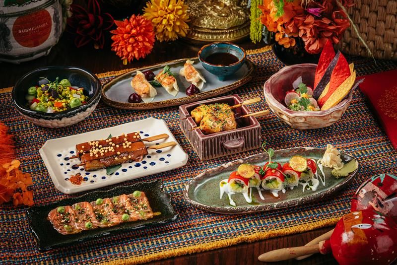 Table of Vivo dishes in Abu Dhabi