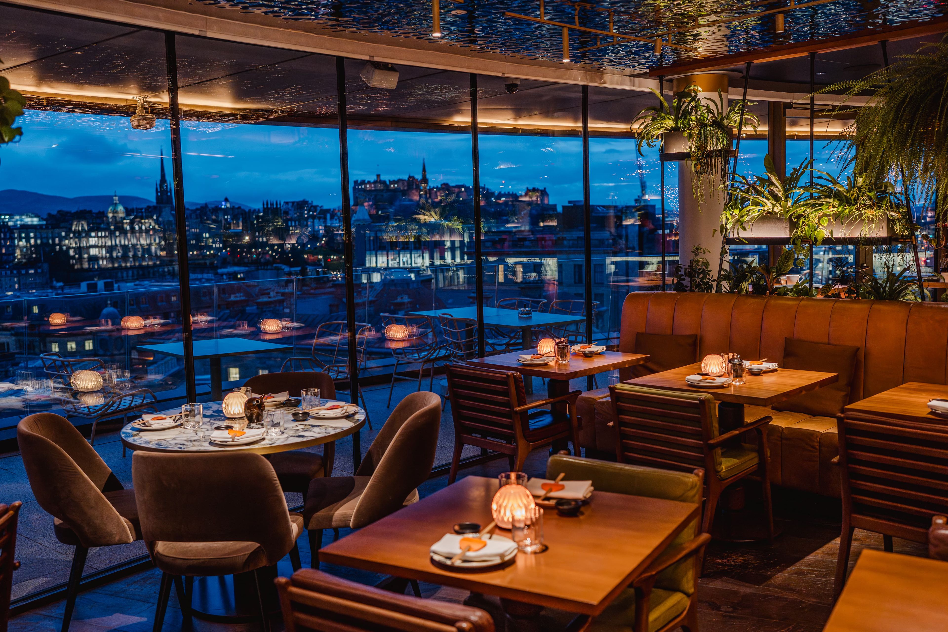 SUSHISAMBA Edinburgh - Restaurant at Dusk