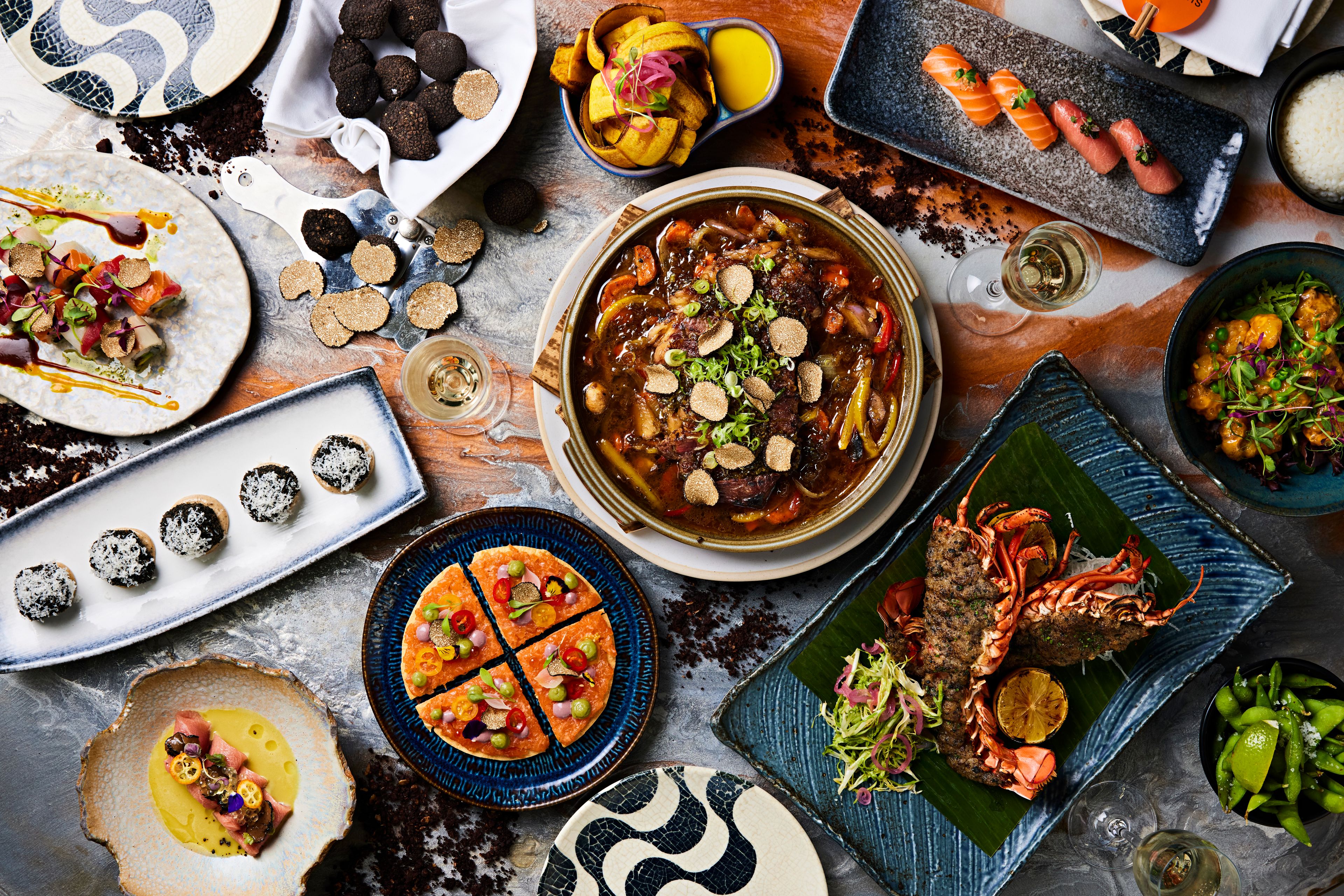 festive taste of samba dishes