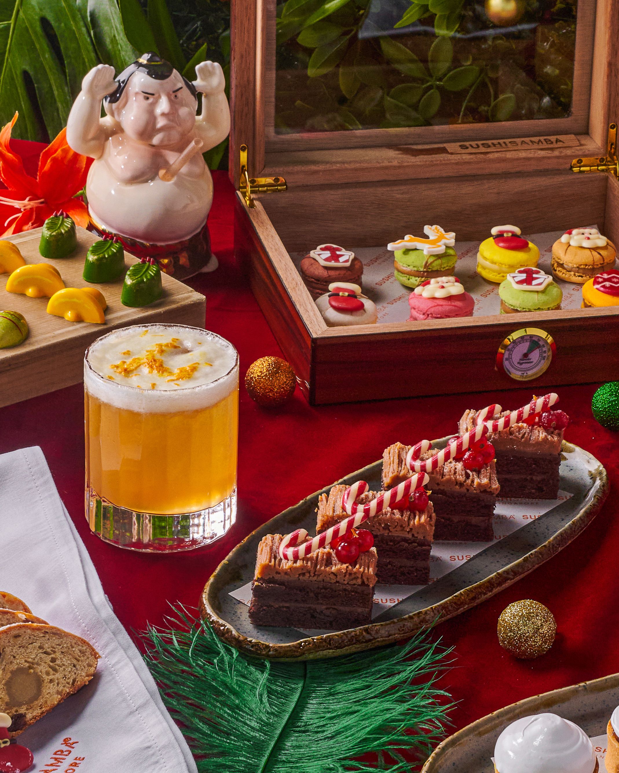 SUSHISAMBA Singapore festive dishes & cocktail
