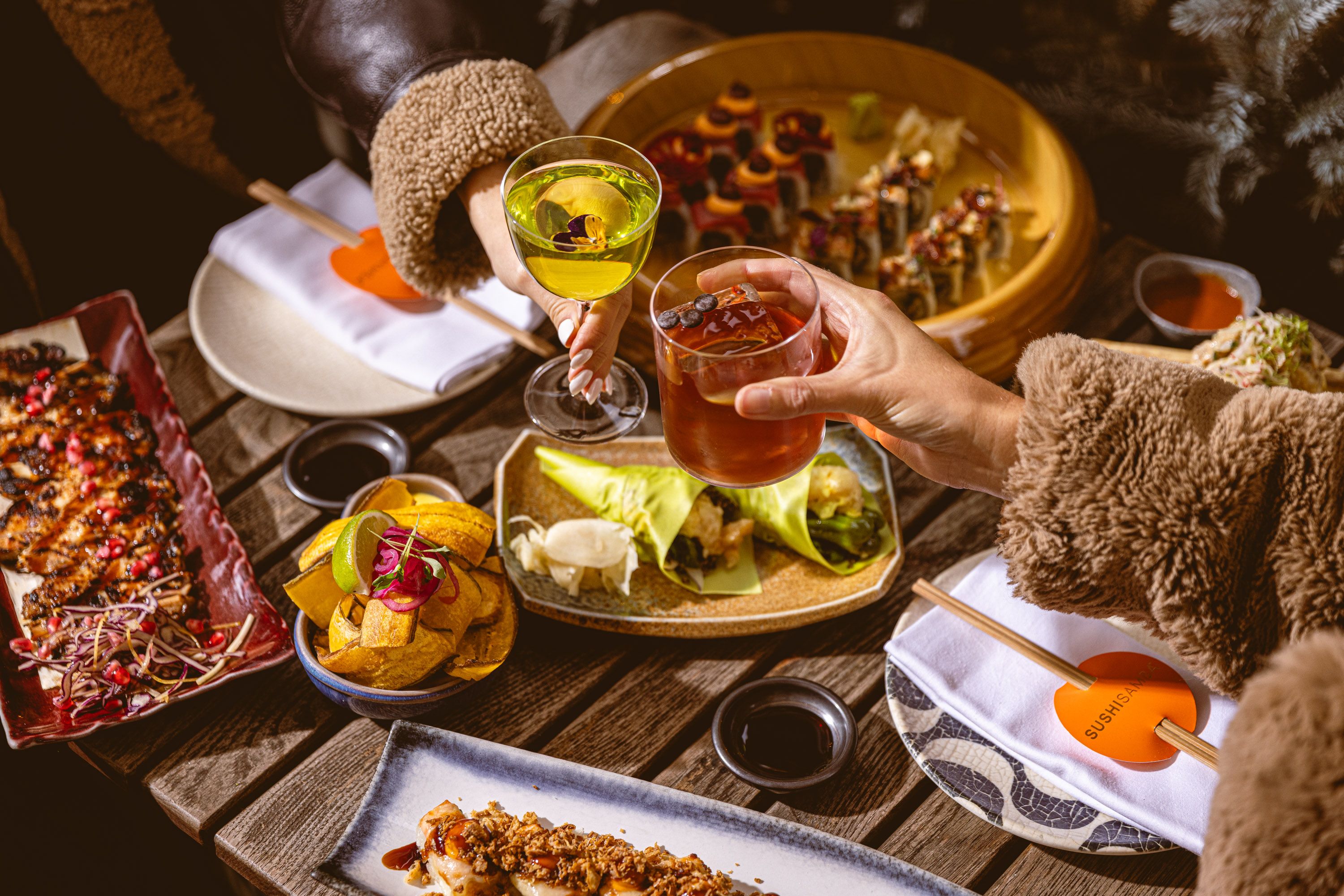 food and drink at the covent garden winter piazza terrace