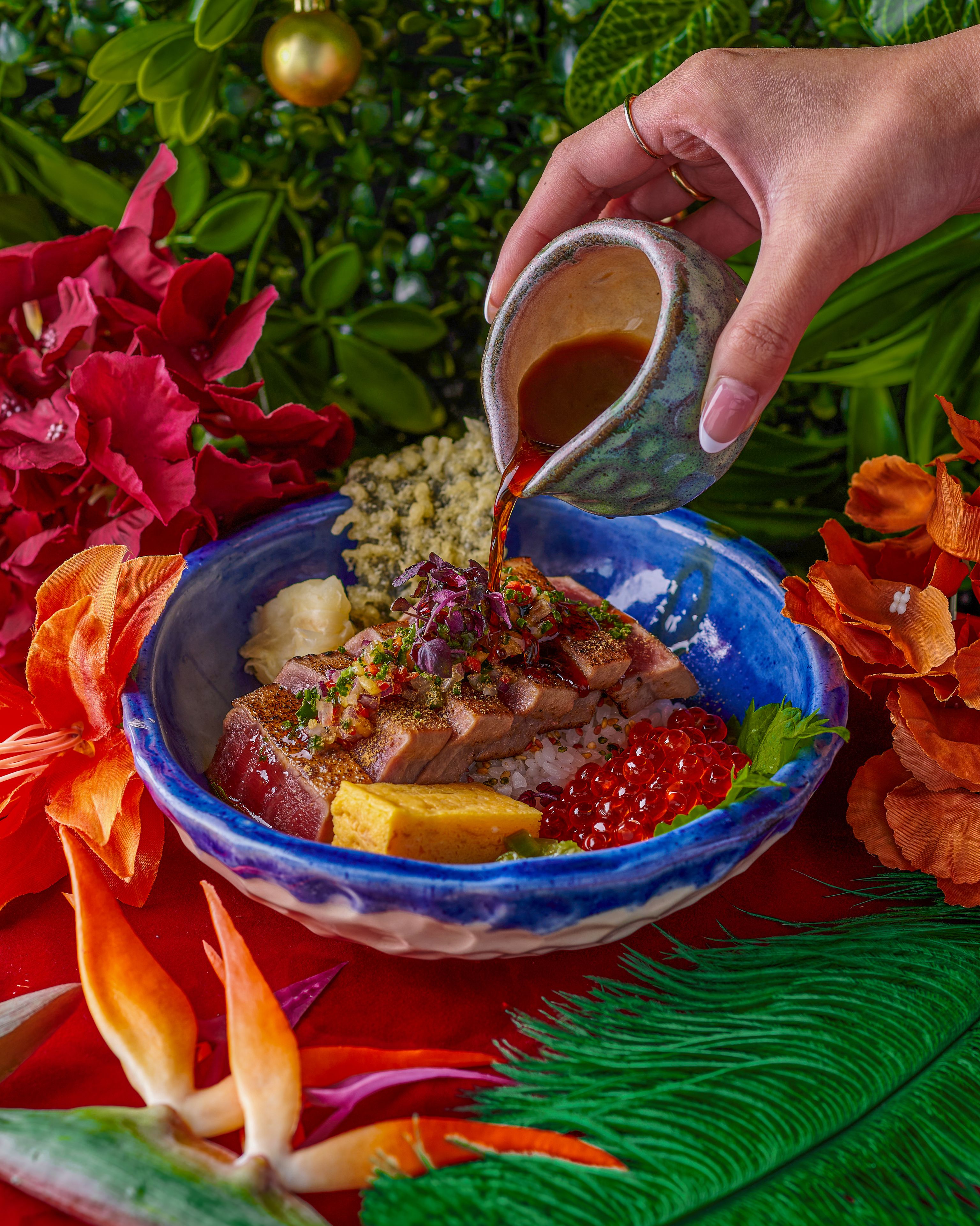 SUSHISAMBA Singapore festive tuna donburi